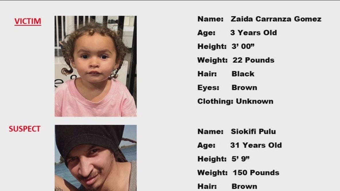 3-year-old girl missing out of Oakland for nearly a month